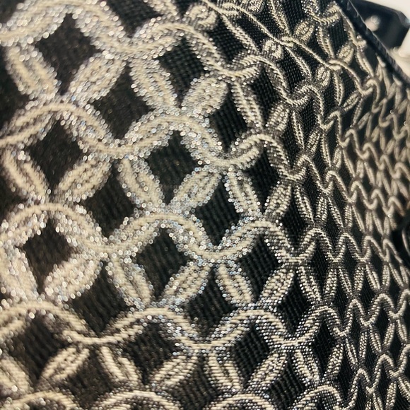 Dana Buchman Silver Sparkle Shoulder Bag - Picture 13 of 13